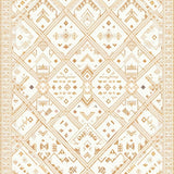 Beige Area Modern Geometric(Beige)
