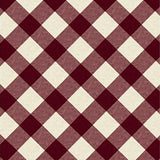 Yuletide Plaid Stripe Design Artisan Floor Decoration(Ivory)