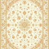 Circular Beige Ivory Ornamental(Beige)