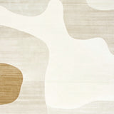 Elegant Cream Area Abstract Modern Design(Beige)