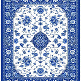Elegant Porcelain Floral Motif(Blue)