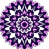 Blossom Cascade Hexagon Medallion (Purple)