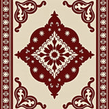 Elegant Retro Patchwork Design with Seasonal Decorative Accents(Beige)