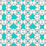 Stylized with Contrasting Frame Lines (Blue)