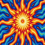 Dazzling Prismatic Explosion Distinctive Handwoven Treasure (Yellow) - ODIKA