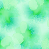 Abstract Watercolor Burst with Flowing Gradient Waves(Green)