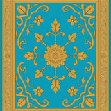 Floral Medallion Vintage Heritage Collection(Blue)