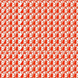 Harvest Gingham Interlocking Lattice Accent(Red)