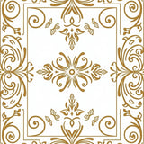 Vintage Botanical Swirl Ornate Enchanting Charm (Gold)