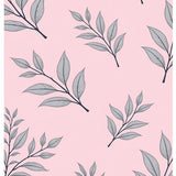 Botanical Leaf Design Modern (Pink)