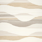 Contemporary Cream Showcasing Striped Motif(Beige)