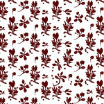 Classic Jacobean Vine with Ornamental Leaf Details (Brown) - ODIKA