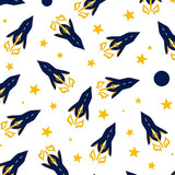 Space Explorer with Rocket Ship Adventures (White)