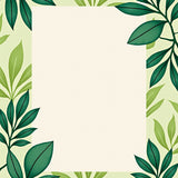 Artistic Watercolor Jungle Foliage Abstract Modern Design(Green)