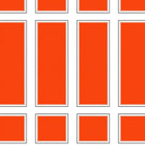 Autumn Harvest Checkered with Bold Contrast Stripes(Orange)