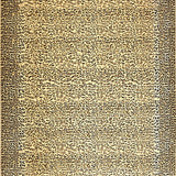 Chic Leopard Spot Beige Brown Viscose Animal(Beige)