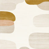 Desert Sand Area with Minimalist Abstract Design Elements(Beige)