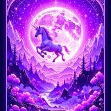 Magical Radiant Animal Motif(Purple)