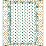 Elegant Lattice Trellis Interwoven Decorative Charm (Brown)