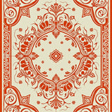 Elegant Floral Swirl Decorative Classic Timeless Artisan (Beige)