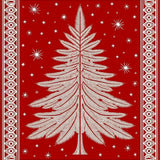 Festive Evergreen Motif Hallway With Ornamental Decoration(Red)