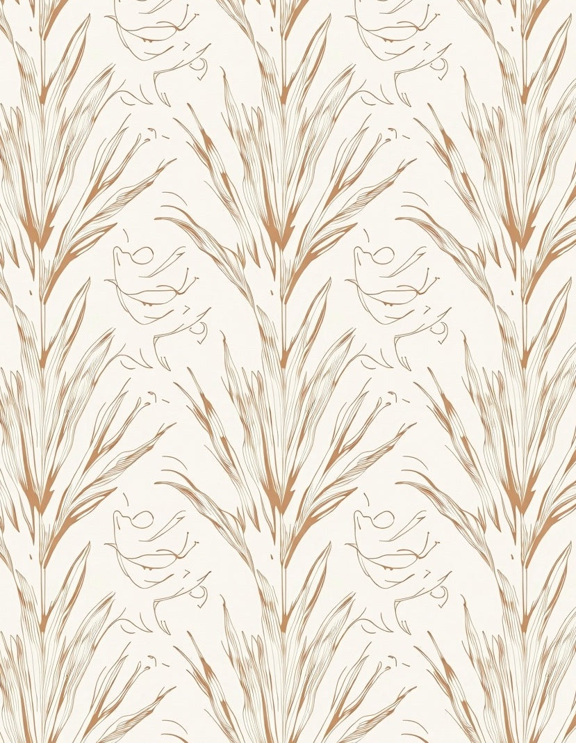 Deluxe Sumptuous Feathery Whimsical Boho Stylish Decorative (Brown) - ODIKA