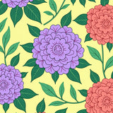 Botanical Garden Floral Medley with Blooming Hydrangea Clusters(Yellow)