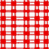 Jolly Gingham Yuletide Seasonal Greeting Doorstep Accessory(Red)