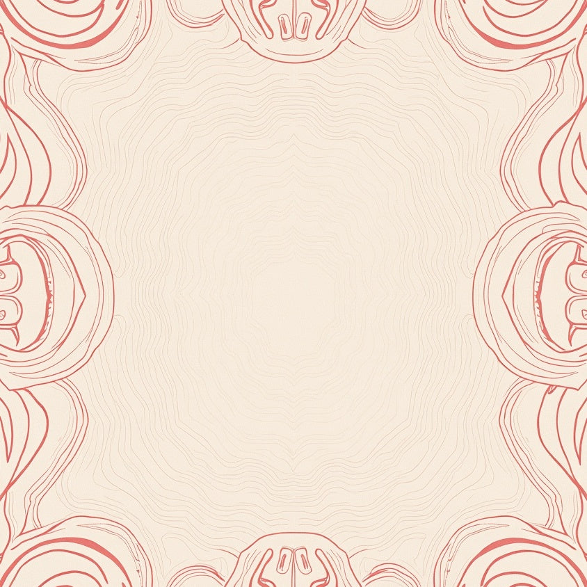 Luxurious Wavy Swirl Elegant Decoration Contemporary Accent (Beige) - ODIKA