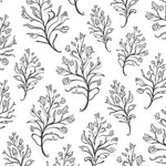 Whimsical Floral Vine Paisley Dainty Embellished Entrance (Black) - ODIKA