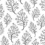 Whimsical Floral Vine Paisley Dainty Embellished Entrance (Black) - ODIKA