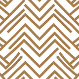 Modern Chevron Blended with Minimalist Abstract Accents(Brown)