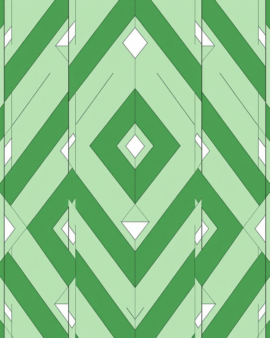 Minimalist Gradient With Overlapping (Green) - ODIKA