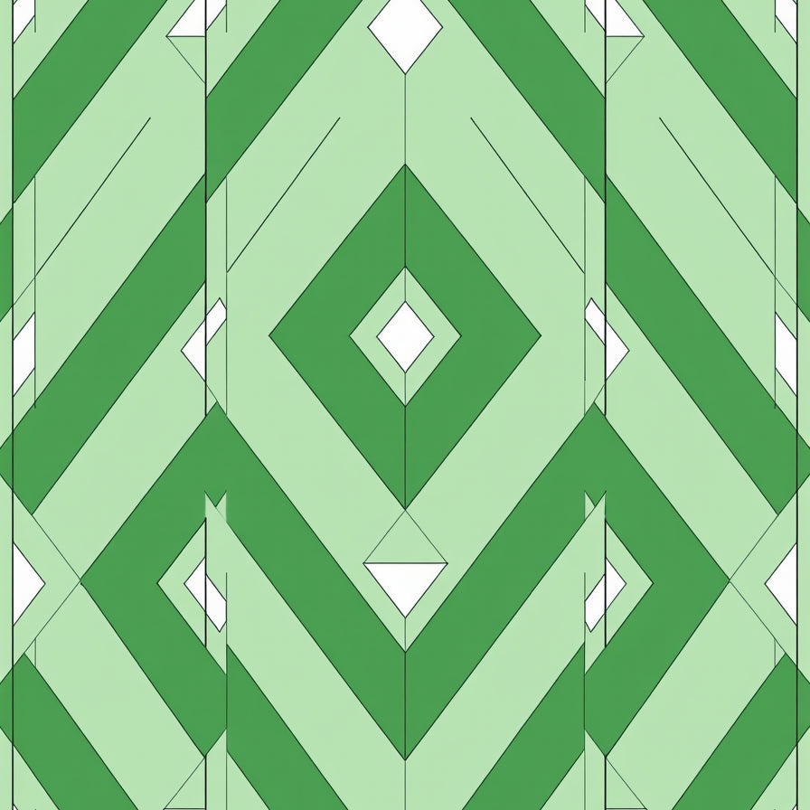 Minimalist Gradient With Overlapping (Green) - ODIKA