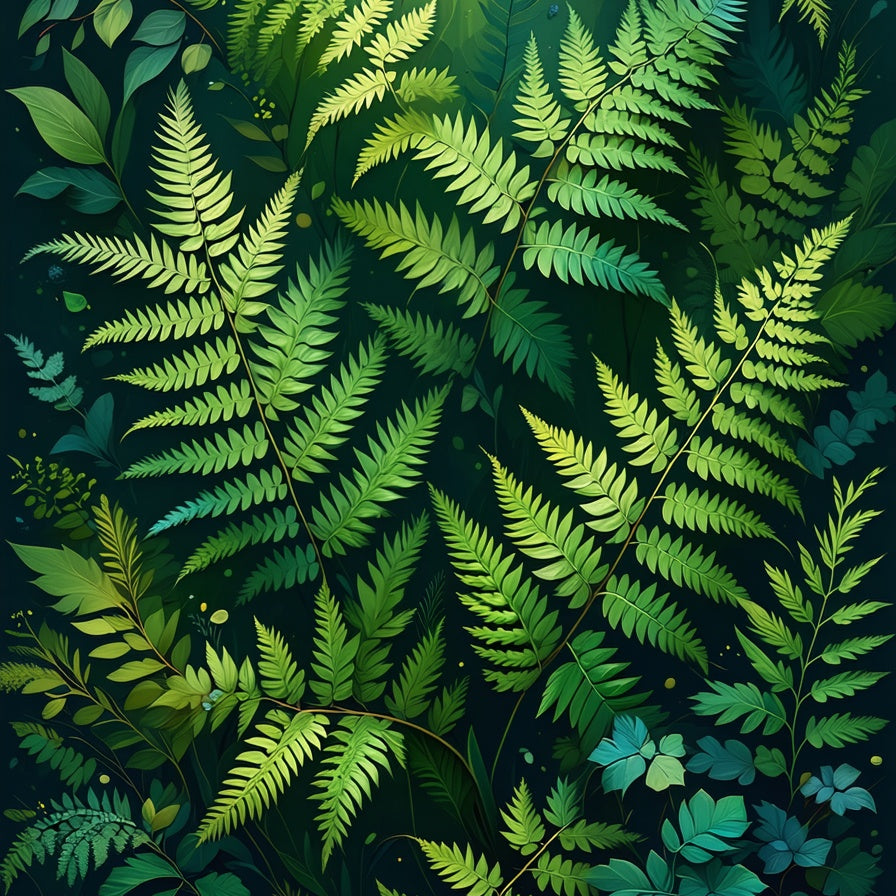 Dark Green Minimalist Fluffy(Green) - ODIKA