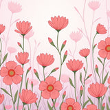 Dreamy Blossom Meadow Decorative Statement (Pink)