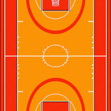 Contemporary Sports Motif(Orange)