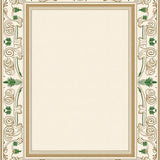 Whimsical Santa Sleigh and Reindeer in Ornate Winter Landscape(Ivory)