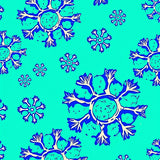 Celestial Mist Design with Fluid Brushstrokes and Starburst Embellishments(Blue)