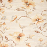 Boho Chic Area Abstract Floral Design Non Slip Home Decor(Beige)