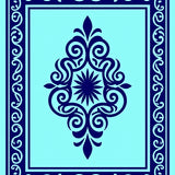Damask Enchanted Swirl Tapestry(Blue)