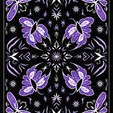 Mystical Moth Wings with Celestial Stars Enchanted Garden (Black) - ODIKA