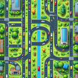 Multi Color Educational Playmat for(Green)