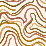 Dream Wave Mosaic Ripple Artistic Statement(Beige)