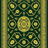 Tessellated Mosaic with Repeating Tile Motifs(Green)