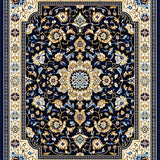 Abstract Floral Medallion(Blue)