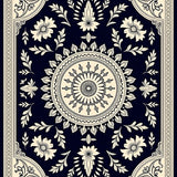 Vintage Medallion Artistry Tapestry Classic Heirloom Treasure(Blue)
