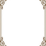 Traditional Rococo Blossom Design Featuring Baroque Filigree (Brown) - ODIKA