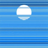 Contemporary Bold Striped Arrangement(Blue)