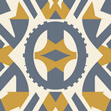 Boho Eclectic Inspired Aztec Decorative Stylish Accent(Gray)